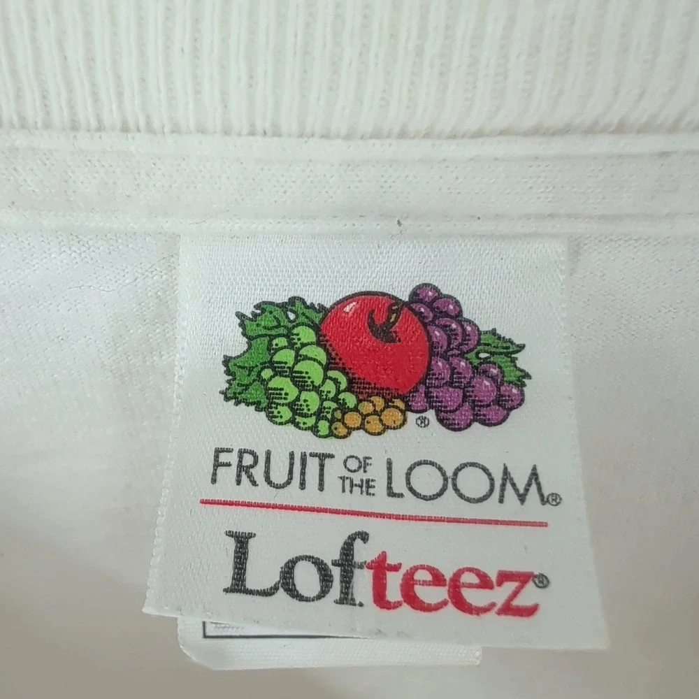 Vtg Y2K Fruit Of The Loom Rod Run 20th Anniversary Graphic T-Shirt White‎ 2XL